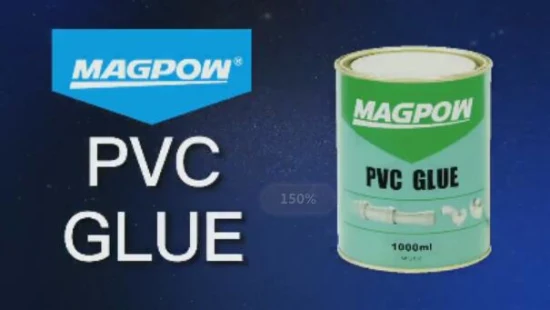 Magpow Mpd155 125 ml/Dose, Lösungsmittel, Polyvinylchlorid, transparenter PVC-Zementkleber für PVC-, UPVC- und CPVC-Rohre
